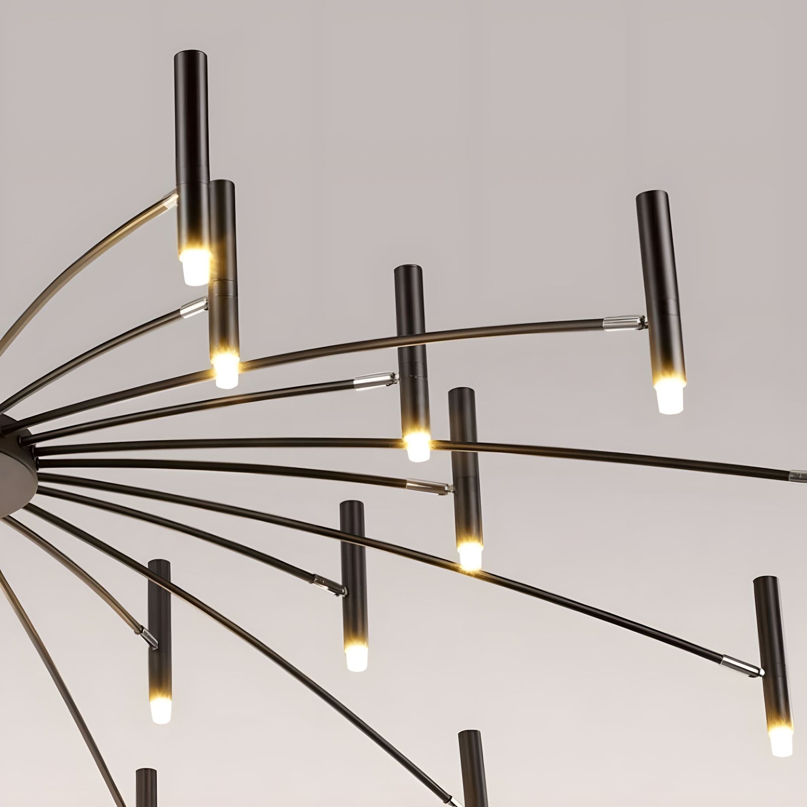 BLOOM - ZENDUCE - 12 Candles / Black / Warm White