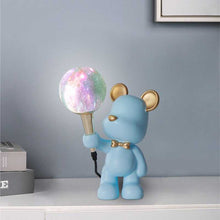 Bear Bedside Lamp for Kids Room - ZENDUCE - Blue / Warm White (2700-3500K)