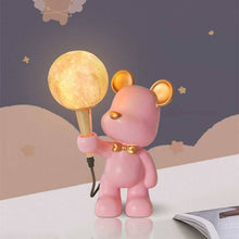 Bear Bedside Lamp for Kids Room - ZENDUCE - Blue / Warm White (2700-3500K)