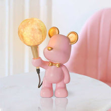 Bear Bedside Lamp for Kids Room - ZENDUCE - Blue / Warm White (2700-3500K)