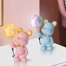Bear Bedside Lamp for Kids Room - ZENDUCE - Blue / Warm White (2700-3500K)