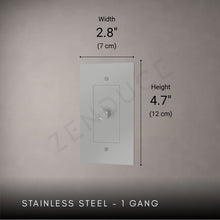 Brass 3-way Rotary Dimmer Switch-Modern Rotary LED Dimmer Wall Switch (1–5 Gang)-ZENDUCE