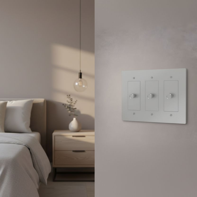 Brass 3-way Rotary Dimmer Switch