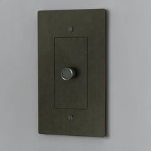 Brass 3-way Rotary Dimmer Switch-Modern Rotary LED Dimmer Wall Switch (1–5 Gang)-ZENDUCE