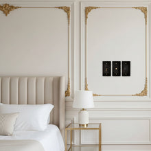 Brass Electrical Sample Kit-Modern Decorative Electrical Wall Switch & USB Outlet Plate-ZENDUCE