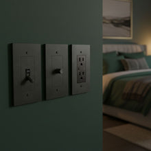 Brass Electrical Sample Kit-Modern Decorative Electrical Wall Switch & USB Outlet Plate-ZENDUCE
