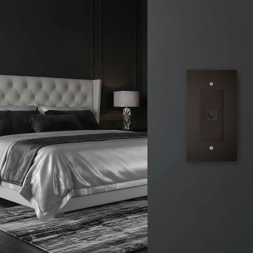 Brass Ethernet Socket-Modern Ethernet Wall Socket-ZENDUCE