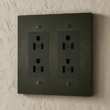 Brass Outlet-Modern Multi-Gang Designer Wall Outlet-ZENDUCE
