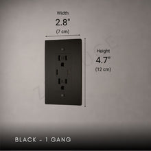 Brass Outlet-Modern Multi-Gang Designer Wall Outlet-ZENDUCE