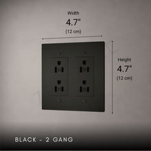 Brass Outlet-Modern Multi-Gang Designer Wall Outlet-ZENDUCE