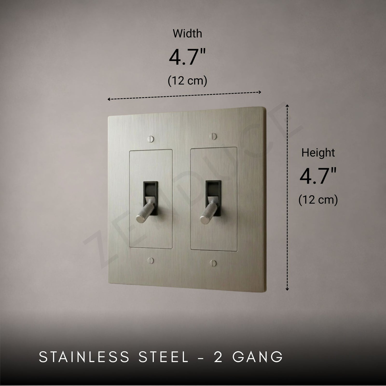 Brass Outlet-Modern Multi-Gang Designer Wall Outlet-ZENDUCE
