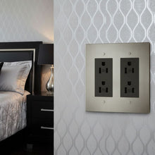 Brass Outlet-Modern Multi-Gang Designer Wall Outlet-ZENDUCE