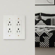 Brass Outlet-Modern Multi-Gang Designer Wall Outlet-ZENDUCE