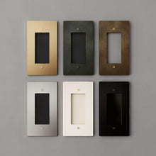 Brass Plate 6-Piece Sample Kit-Premium Brass Wall Plate 6-Piece Finish Sample Kit-ZENDUCE