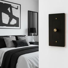 Brass Rotary Light Switch-Modern Rotary LED Dimmer Wall Switch (1–5 Gang)-ZENDUCE