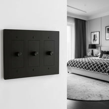 Brass Rotary Light Switch-Modern Rotary LED Dimmer Wall Switch (1–5 Gang)-ZENDUCE