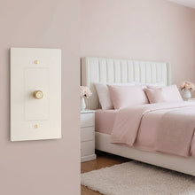 Brass Rotary Light Switch-Modern Rotary LED Dimmer Wall Switch (1–5 Gang)-ZENDUCE