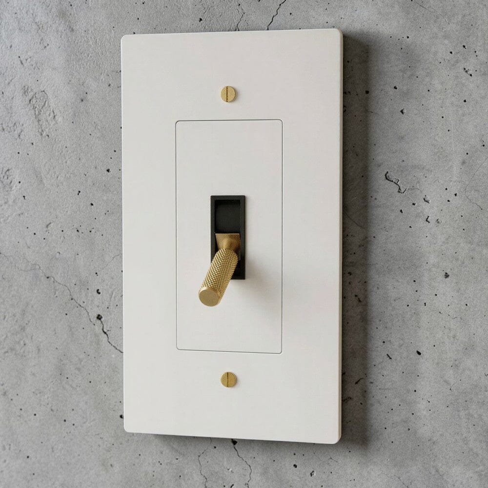 Brass Toggle Light Switch-Modern Brass Toggle Light Switch Plate-ZENDUCE