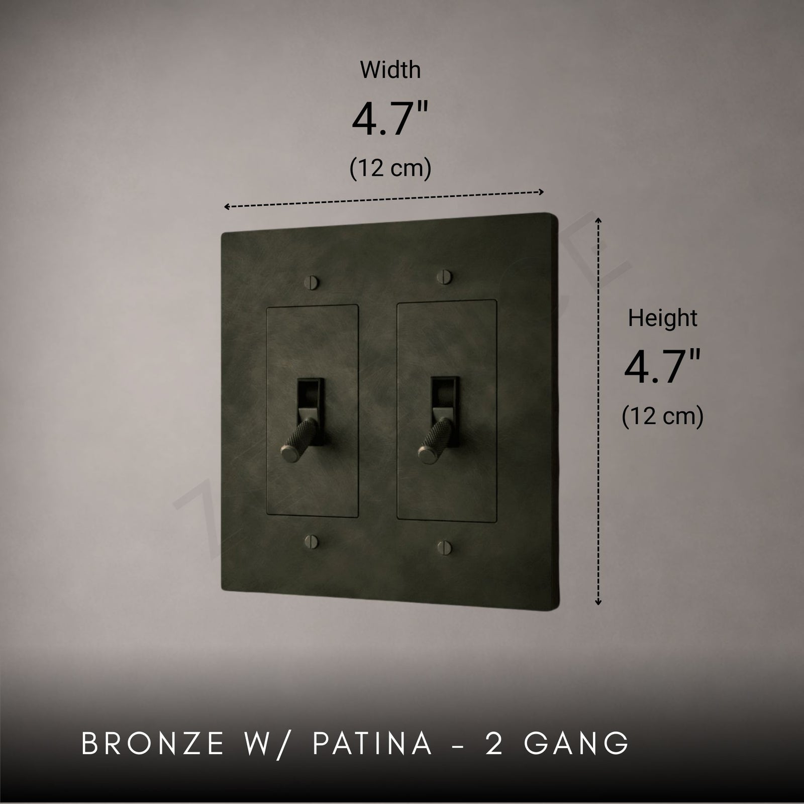Brass Toggle Light Switch-Modern Brass Toggle Light Switch Plate-ZENDUCE