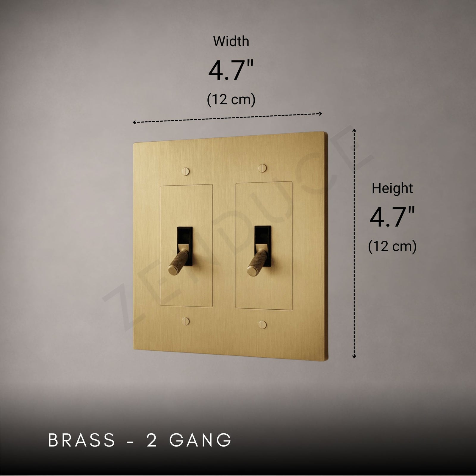 Brass Toggle Light Switch-Modern Brass Toggle Light Switch Plate-ZENDUCE