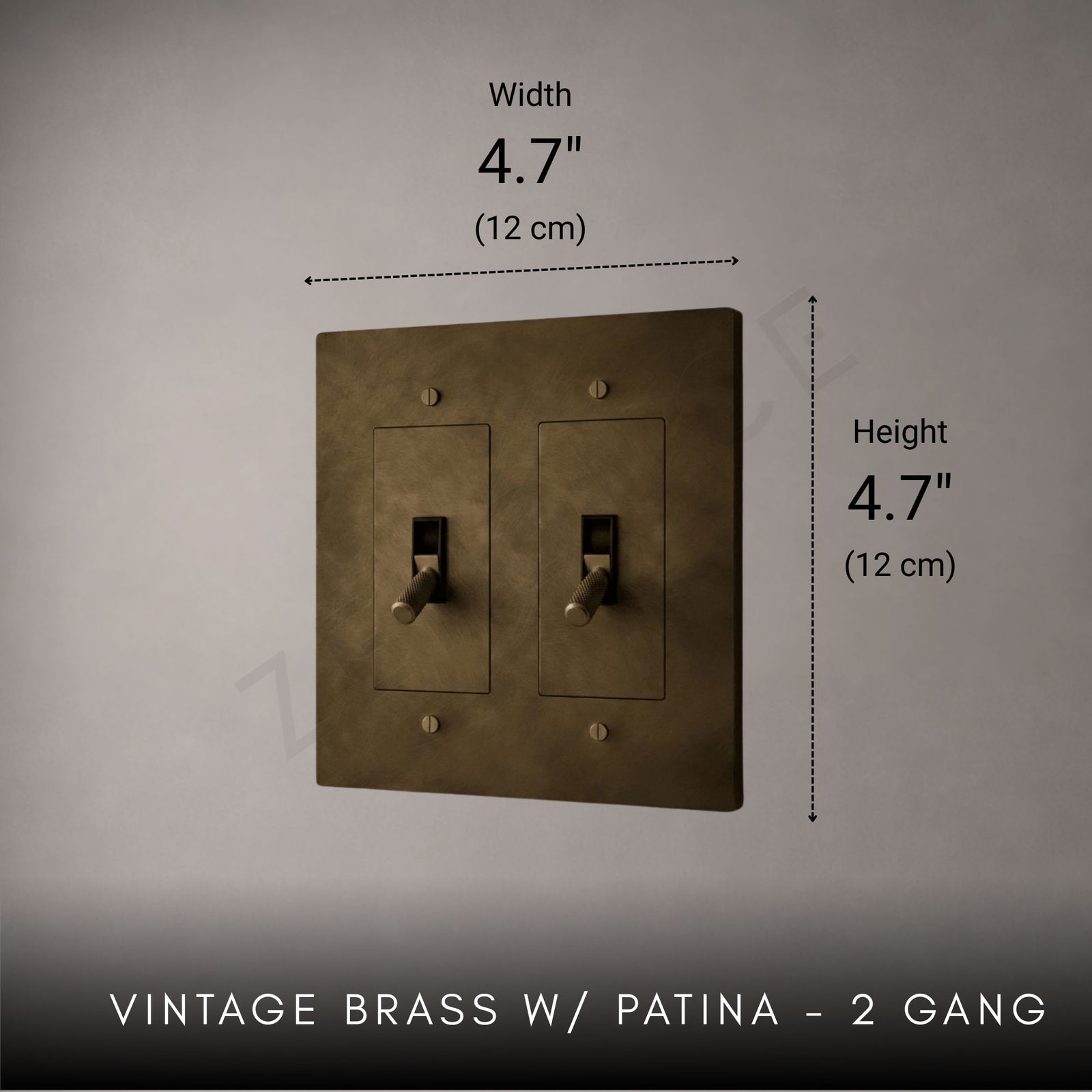 Brass Toggle Light Switch-Modern Brass Toggle Light Switch Plate-ZENDUCE