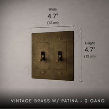 Brass Toggle Light Switch-Modern Brass Toggle Light Switch Plate-ZENDUCE
