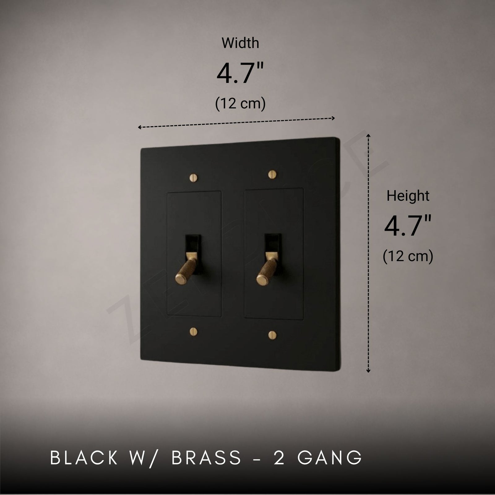 Brass Toggle Light Switch-Modern Brass Toggle Light Switch Plate-ZENDUCE