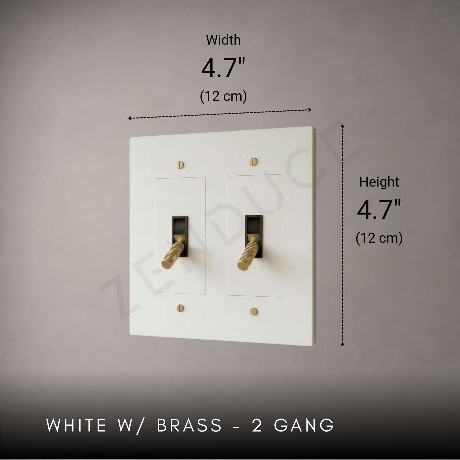 Brass Toggle Light Switch-Modern Brass Toggle Light Switch Plate-ZENDUCE