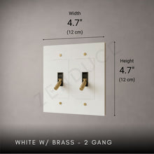 Brass Toggle Light Switch-Modern Brass Toggle Light Switch Plate-ZENDUCE