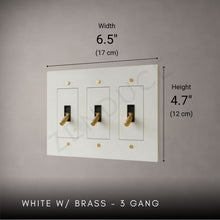 Brass Toggle Light Switch-Modern Brass Toggle Light Switch Plate-ZENDUCE