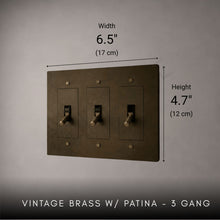 Brass Toggle Light Switch-Modern Brass Toggle Light Switch Plate-ZENDUCE