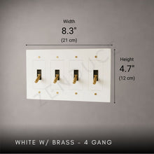 Brass Toggle Light Switch-Modern Brass Toggle Light Switch Plate-ZENDUCE