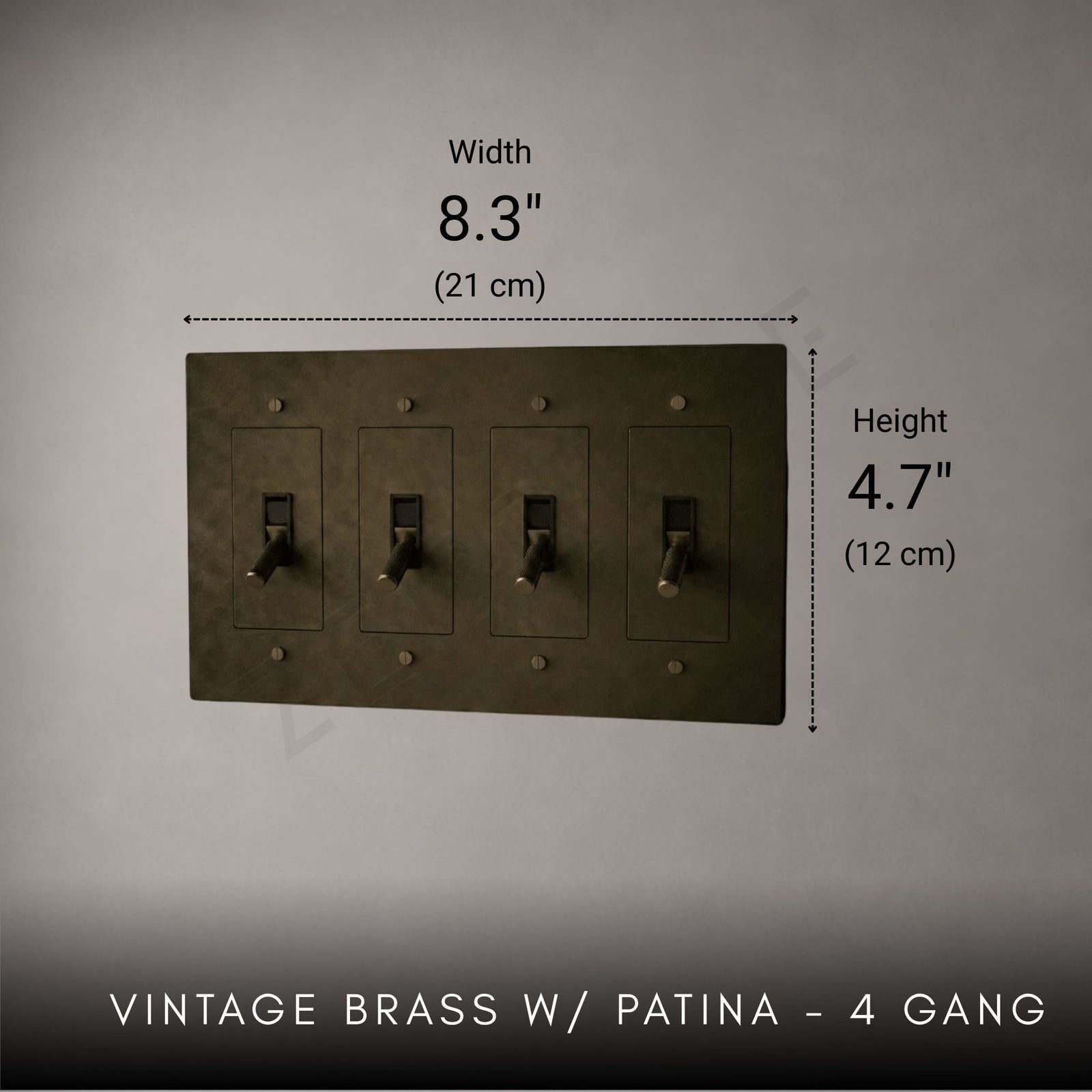 Brass Toggle Light Switch-Modern Brass Toggle Light Switch Plate-ZENDUCE