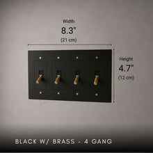 Brass Toggle Light Switch-Modern Brass Toggle Light Switch Plate-ZENDUCE