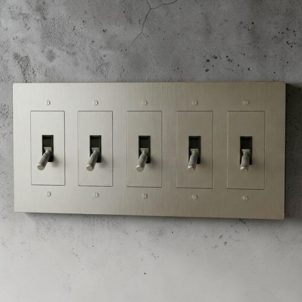 Brass Toggle Light Switch-Modern Brass Toggle Light Switch Plate-ZENDUCE