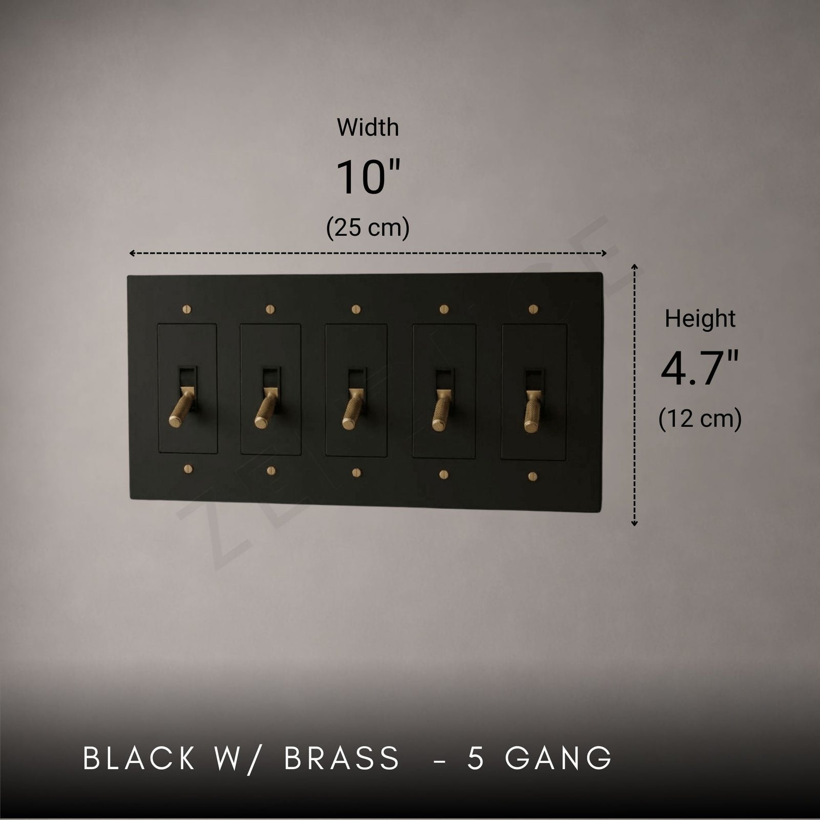 Brass Toggle Light Switch-Modern Brass Toggle Light Switch Plate-ZENDUCE