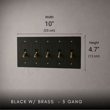 Brass Toggle Light Switch-Modern Brass Toggle Light Switch Plate-ZENDUCE