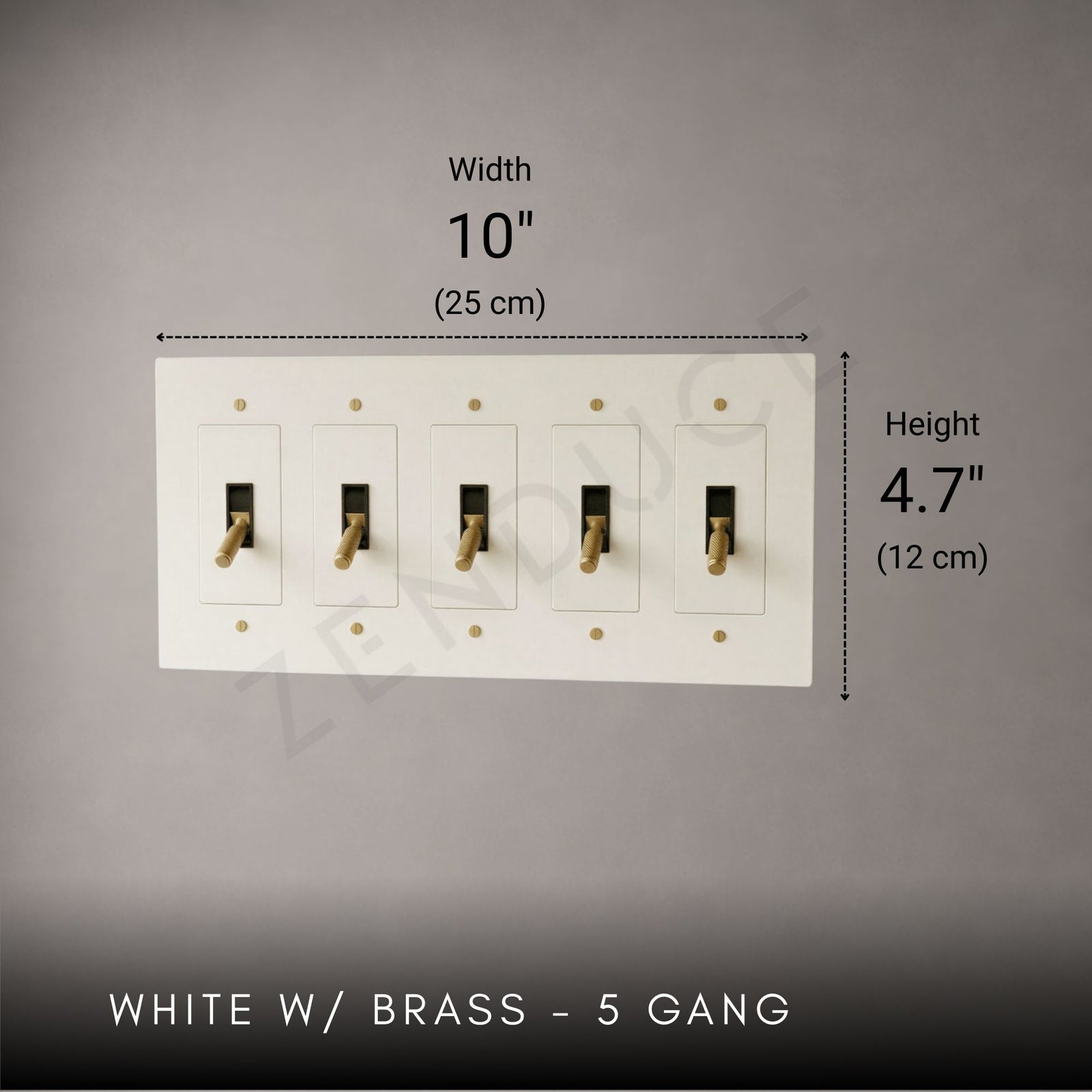 Brass Toggle Light Switch-Modern Brass Toggle Light Switch Plate-ZENDUCE