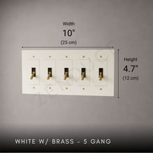 Brass Toggle Light Switch-Modern Brass Toggle Light Switch Plate-ZENDUCE