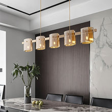 CALYX - ZENDUCE - Linear - 5 Lights - D47.2″ x H6.6" / D120cm x H17cm / Warm White (3000K) / Amber