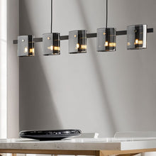CALYX - ZENDUCE - Linear - 5 Lights - D47.2″ x H6.6" / D120cm x H17cm / Warm White (3000K) / Smoky
