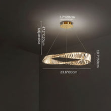 CHARIS (OPEN BOX)-Pendant Crystal Dimmable Light -ZENDUCE