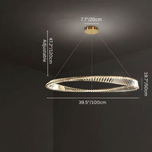 CHARIS (OPEN BOX)-Pendant Crystal Dimmable Light -ZENDUCE