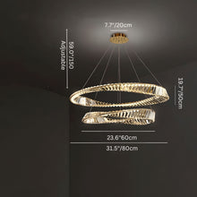 CHARIS (OPEN BOX)-Pendant Crystal Dimmable Light -ZENDUCE