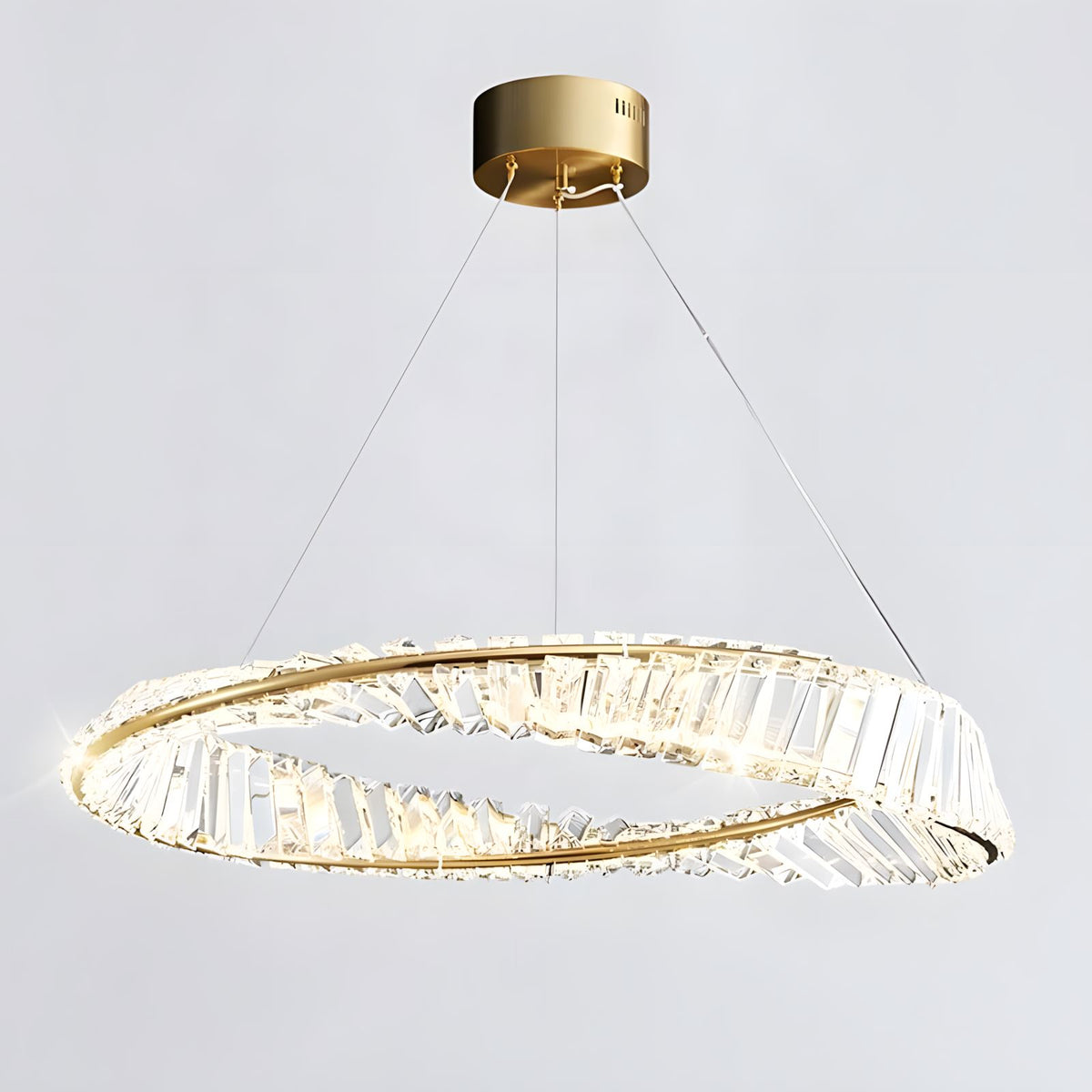 CHARIS (OPEN BOX)-Pendant Crystal Dimmable Light -ZENDUCE