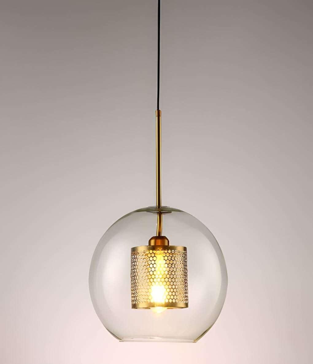 CHISWICK - ZENDUCE - SizeA: Dia 20cm x H 18cm /∅ 7.9″ x H7.1″ / Clear / Silver