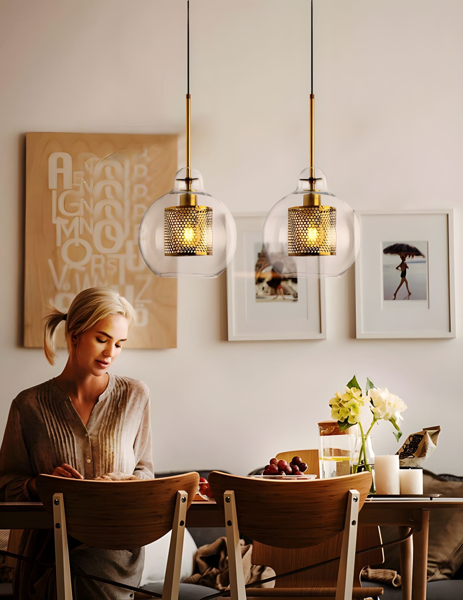 CHISWICK - ZENDUCE - SizeA: Dia 20cm x H 18cm /∅ 7.9″ x H7.1″ / Clear / Silver