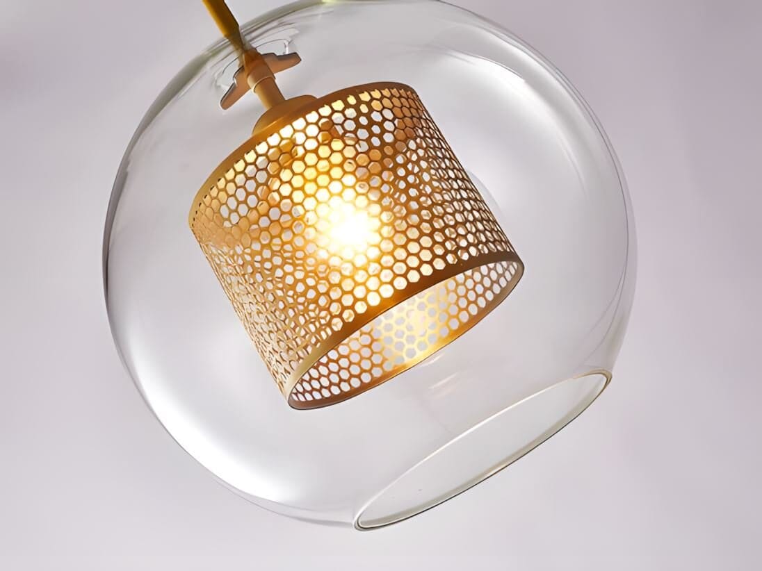 CHISWICK - ZENDUCE - SizeA: Dia 20cm x H 18cm /∅ 7.9″ x H7.1″ / Clear / Silver