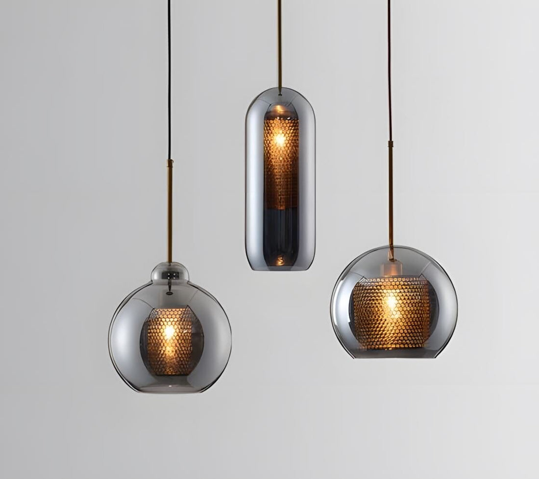 CHISWICK - ZENDUCE - SizeA: Dia 20cm x H 18cm /∅ 7.9″ x H7.1″ / Clear / Silver