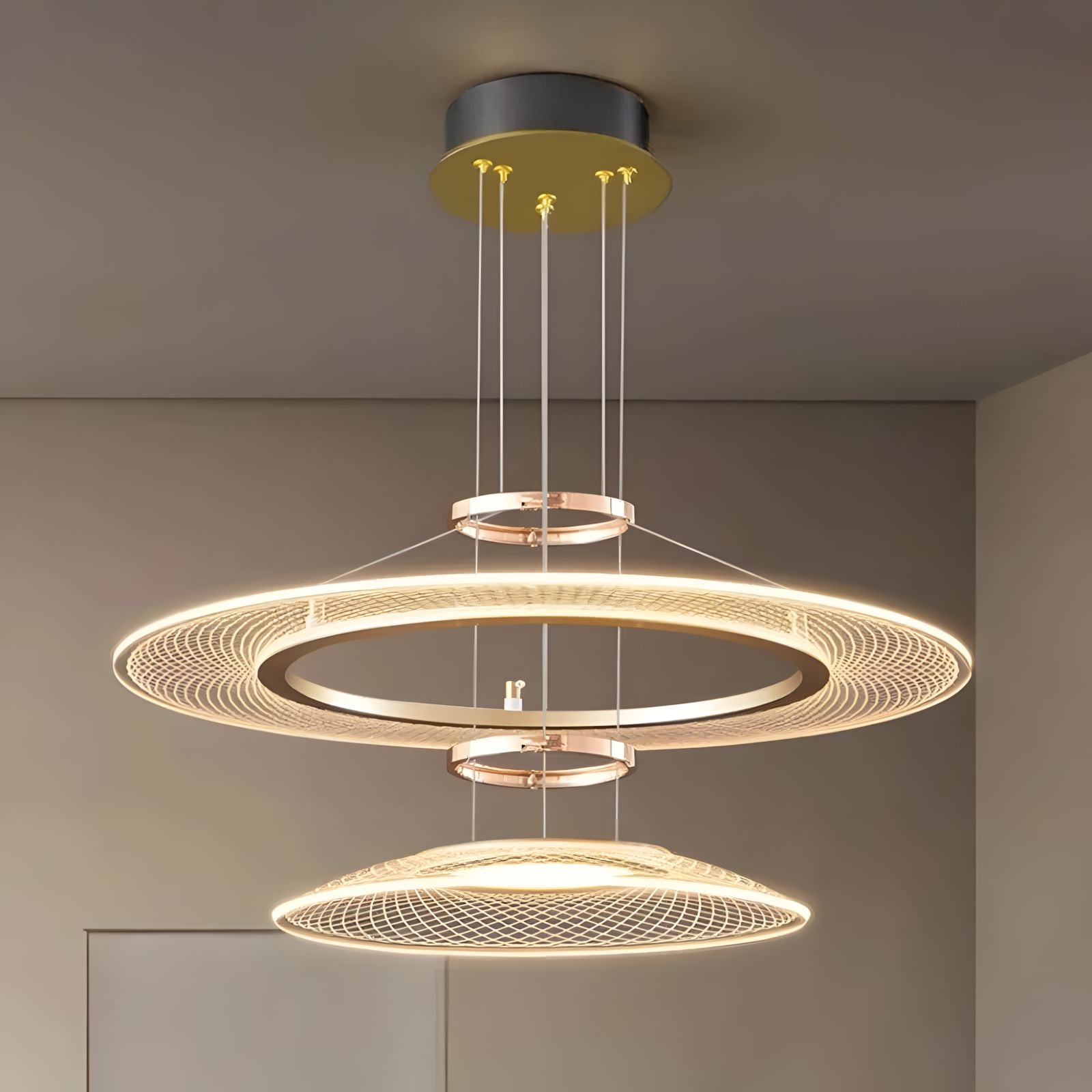 CIRCA-Modern Luxury Art Chandelier-ZENDUCE